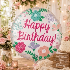 Birthday Satin Flowers 18