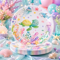Premium Under the Sea Dinner Plates-10 PK