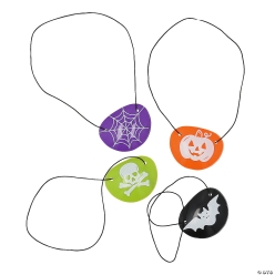 Halloween Bright Eye Patches with Icon Print-12Pk