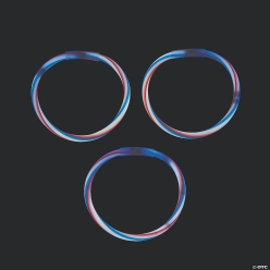 Glow-In-The-Dark Swirl Bracelets - 36 PK