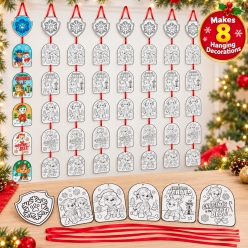 PAW Patrol CYO Christmas Hanging Craft Kits – Makes 8