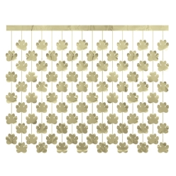 Paw Print Cutout Gold Foil 5FT Photo Backdrop
