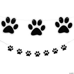 Paw Print 7 Foot Banner