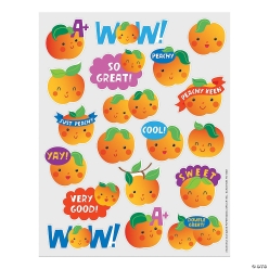 Peach Scented Stickers - 80pk