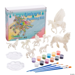 DIY Plastic Unicorn & Pegasus Painting Craft Kit