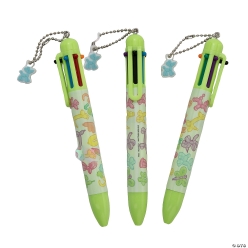 Balloon Animals Shuttle Pens with Charm-12Pk