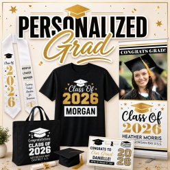 PERSONALIZED Graduation Party Supplies
