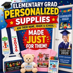 Elementary Grad Personalized Supplies Party Supplies Canada