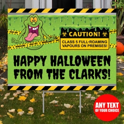 Personalized Halloween Favours and Decor