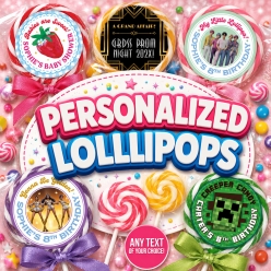 Personalized Lollipops