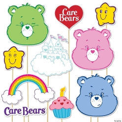 Care Bears Cardstock Photo Booth Props Set-12Pk