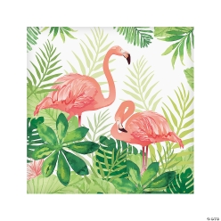 Flamingo Photobooth 6ft. x 6ft. Photobooth Backdrop