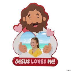 Religious John 3:16 Jesus Loves Me Craft Kit-12Pk