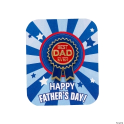 Father's Day Award Ribbon Pin with Card