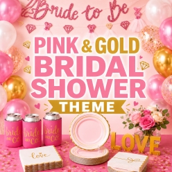 Pink and Gold Bridal Shower