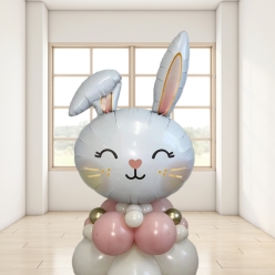 75% OFF: Pink Bunny 4.5 Ft Airfill Balloon Column Kit