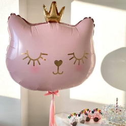 Cat Princess Deluxe 63.5cm Supershape Foil Balloon