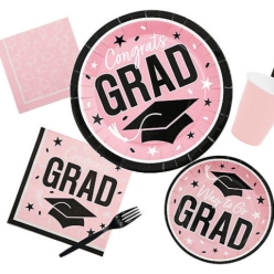 2025 Pink Graduation Supplies