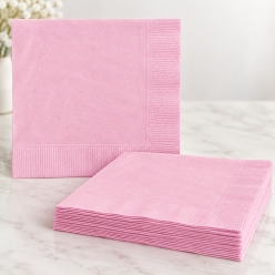 Light Pink Lunch Napkins 20 Pack