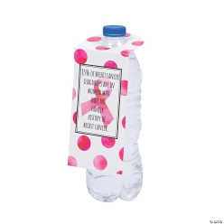 60% OFF: Pink Ribbon Bottle Tags - 12 Pk