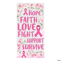 Pink Ribbon Door Cover