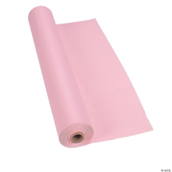 Pink Plastic Tablecloth Roll 100 Foot