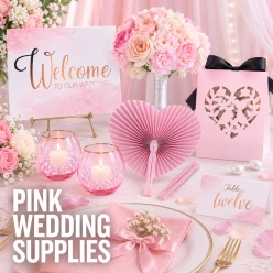 Pink Wedding Supplies