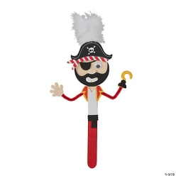 Pirate Craft Stick Craft Kit-12Pk