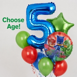 PJ Masks Choose Age Balloon Bouquet