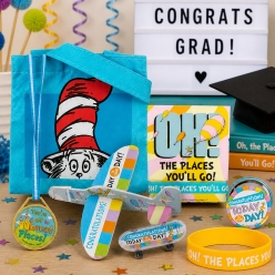 Dr. Suess Grad Places You'll Go Tote w/Gifts