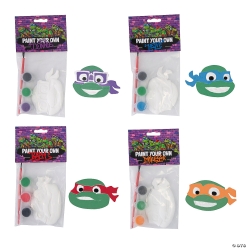 TMNT Paint your Own Plaster Craft Kits-12Pk