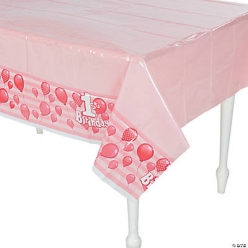 1st Birthday Red Tablecover