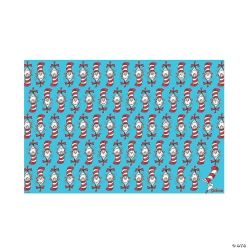 Dr. Seuss The Cat in The Hat Plastic Backdrop Banner
