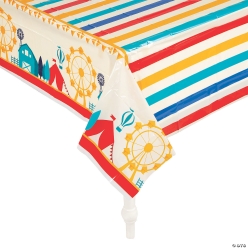 County Fair Plastic Tablecloth