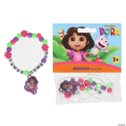 Dora the Explorer Beaded Bracelet Craft Kits-12Pk