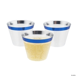 Bulk Blue Plastic Cups 9 oz. - 50Pk