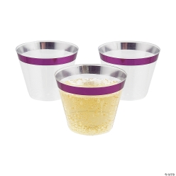 Bulk Purple Plastic Cups 9 oz. - 50Pk