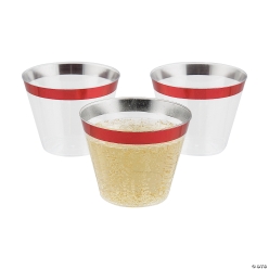 Bulk Red Plastic Cups 9 oz. - 50Pk