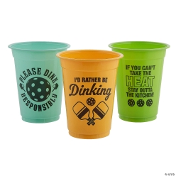 Pickleball Disposable Plastic Cups-50Pk