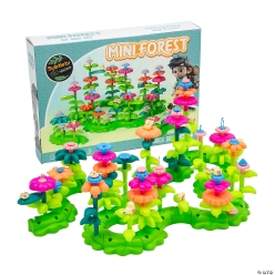 Plastic Flower Forest Building Set