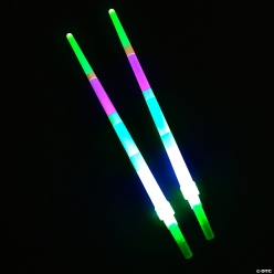 Plastic Light-Up Expanding Swords-12Pk
