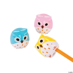 Owl Pencil Sharpeners 12 Pk