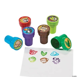 Safari Self Inking Stampers - 24 Pk