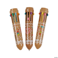 Gingerbread 10 Colour Shuttle Pens - 12Pk