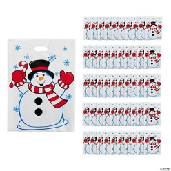 Jumbo 43.2cm Snowman Bags - 50 Pack