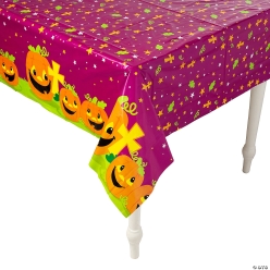 Christian Pumpkin Plastic Tablecloth