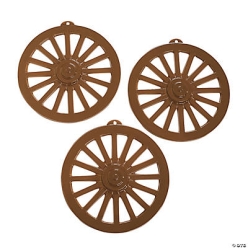 Large Hard Plastic Wagon Wheels 12 Pk
