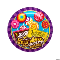 Willy Wonka & The Chocolate Factory Dinner Plates-8Pk