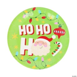 Christmas Cozy, Merry & Bright Paper Dessert Plates-24Pk