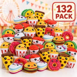 Plush Fast Food Toys - BIG 132 PK